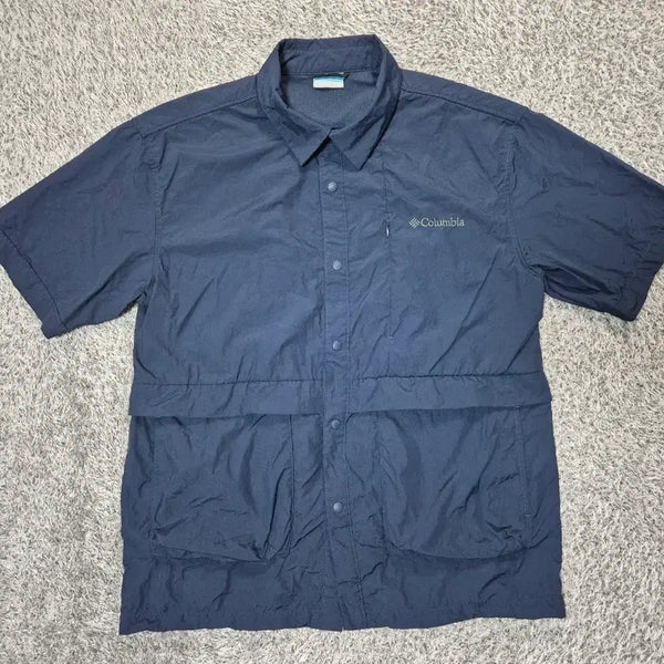 [BUNJANG] Columbia Men's Short Sleeve Shirt Jacket XL / 컬럼비아 남성 반팔 셔켓 XL