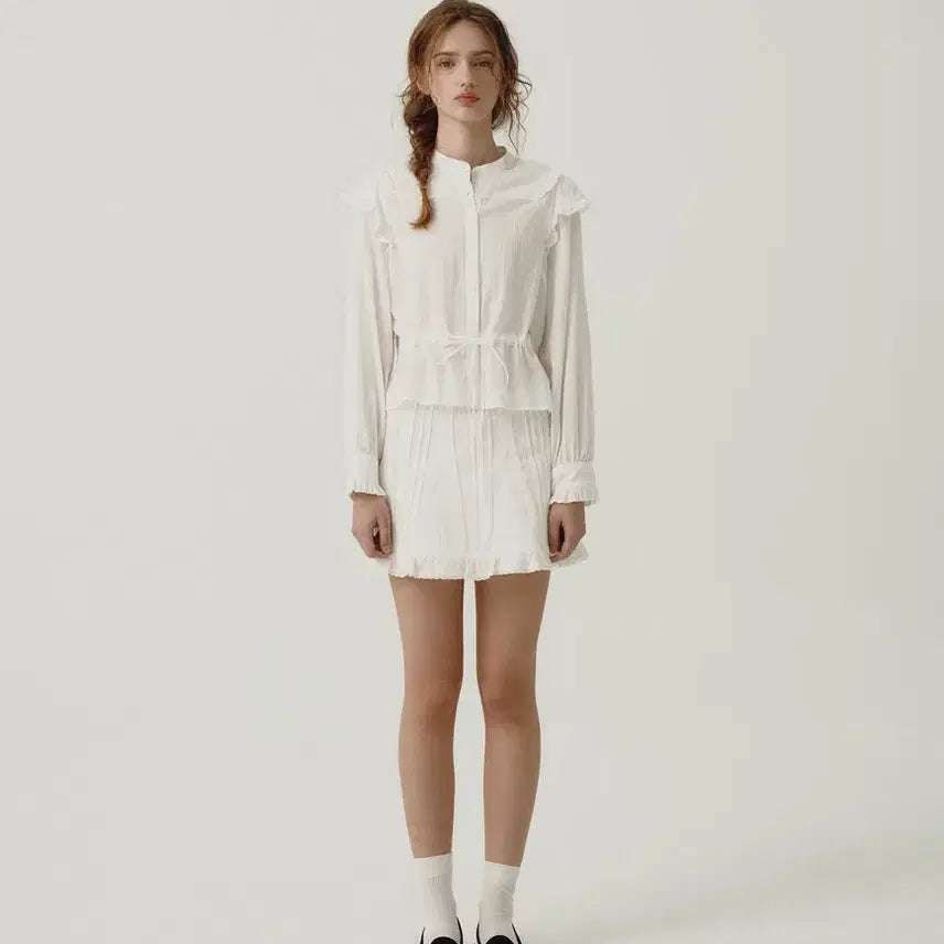 [BUNJANG] The Barnet Margaret Frill Blouse / 더바넷 마가렛(Margaret) 프릴 블라우스