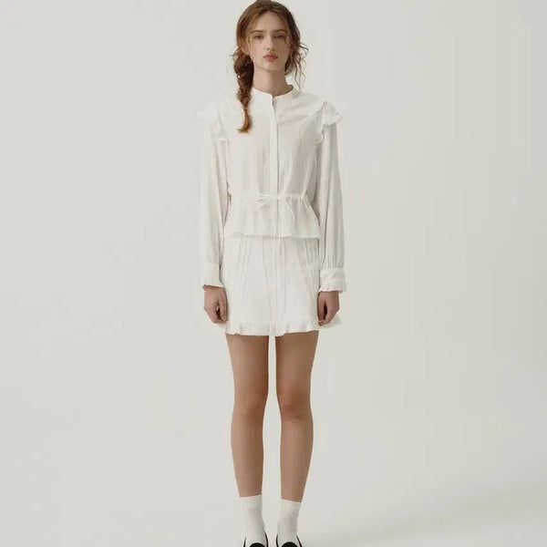 [BUNJANG] The Barnet Margaret Frill Blouse / 더바넷 마가렛(Margaret) 프릴 블라우스