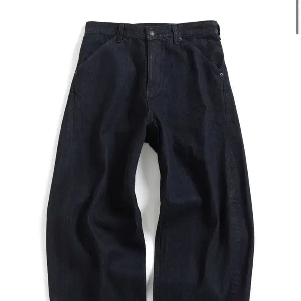 [BUNJANG] Hatching Room Wide Curve Jeans Indigo Size 3 / 해칭룸 와이드 커브진 인디고 3사이즈
