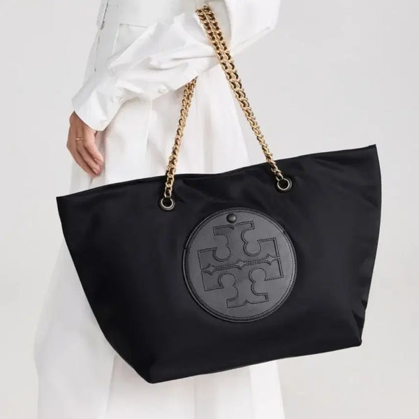 [BUNJANG] Tory Burch Ella Chain Black Tote Bag Women's Bag / [정품/새상품] 토리버치 엘라 체인 블랙 토트백 여성 가방