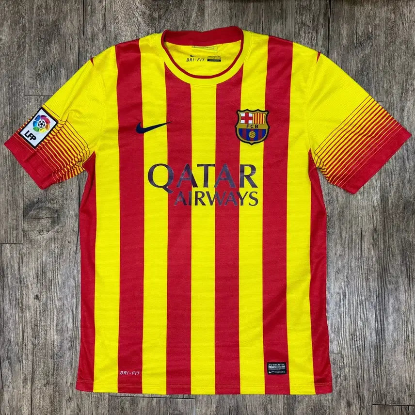 [BUNJANG] FC Barcelona 2013-2014 Away Jersey (Unmarked) - Men's Medium / 13 14 바르셀로나 어웨이 노마킹 유니폼 판매합니다