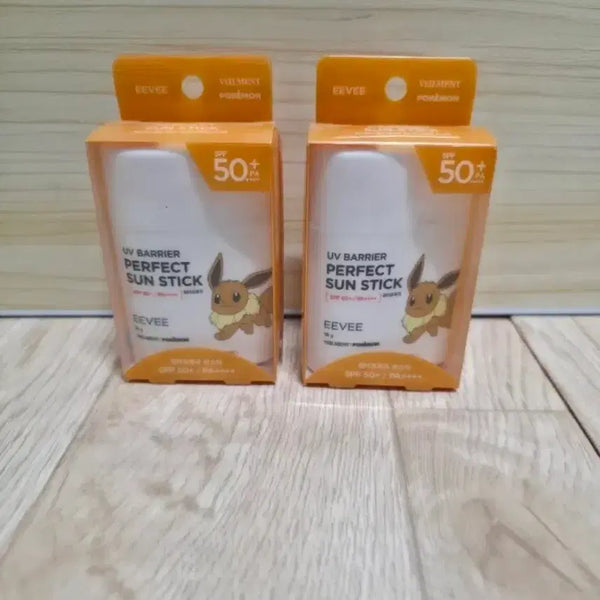 [BUNJANG] Pokemon Eevee Sunstick SPF50+ Set (2 pcs) / 이브이 포켓몬 썬스틱 SPF50+ 2개 세트