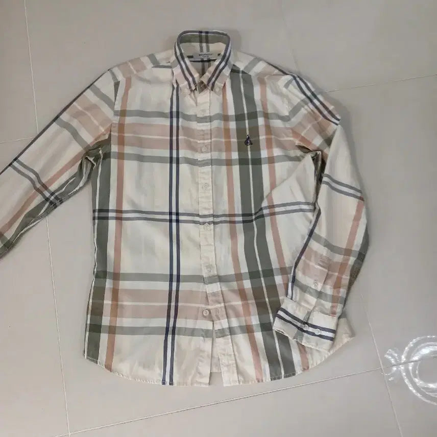 [BUNJANG] Beanpole Men's Check Shirt / 빈폴 체크 남방 셔츠 남성