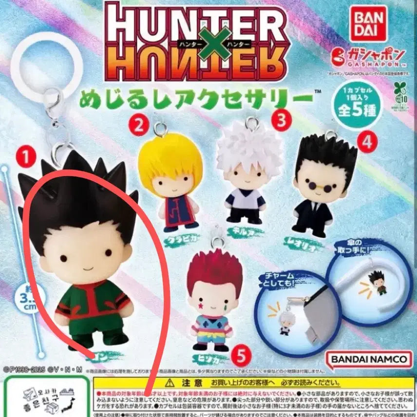 [BUNJANG] Hunter x Hunter Gon Keyring / 헌터헌터 곤 메지루시 1탄 판매