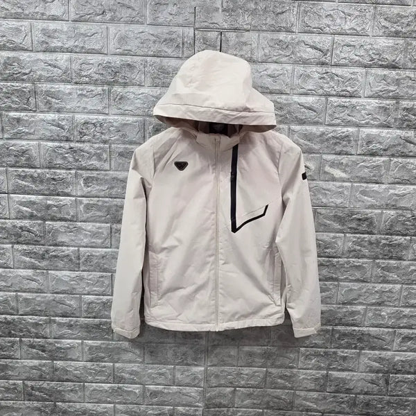 [BUNJANG] Dynafit Women's Hooded Zip-Up Windbreaker Jacket Beige Size 90 / 다이나핏  후드 집업  여자 바람막이 자겟 베이지 사이즈 90