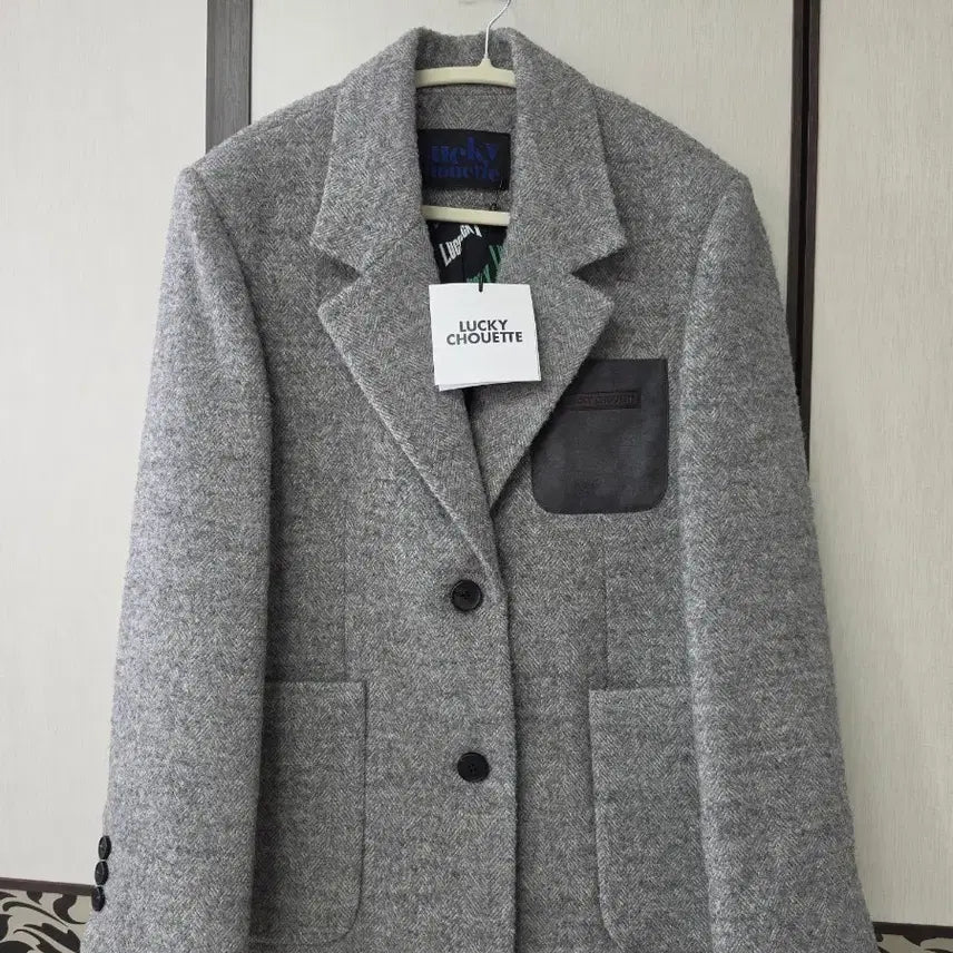 [BUNJANG] Lucky Chouette Wool Alpaca Cashmere Jacket / (새) 럭키슈에뜨 쟈켓  모+알파카+캐시미어