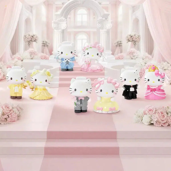 [BUNJANG] Sanrio Wedding Series Hello Kitty & Dear Daniel Figure Full Set / 산리오 웨딩 시리즈 헬로키티 디어다니엘 피규어 풀세트