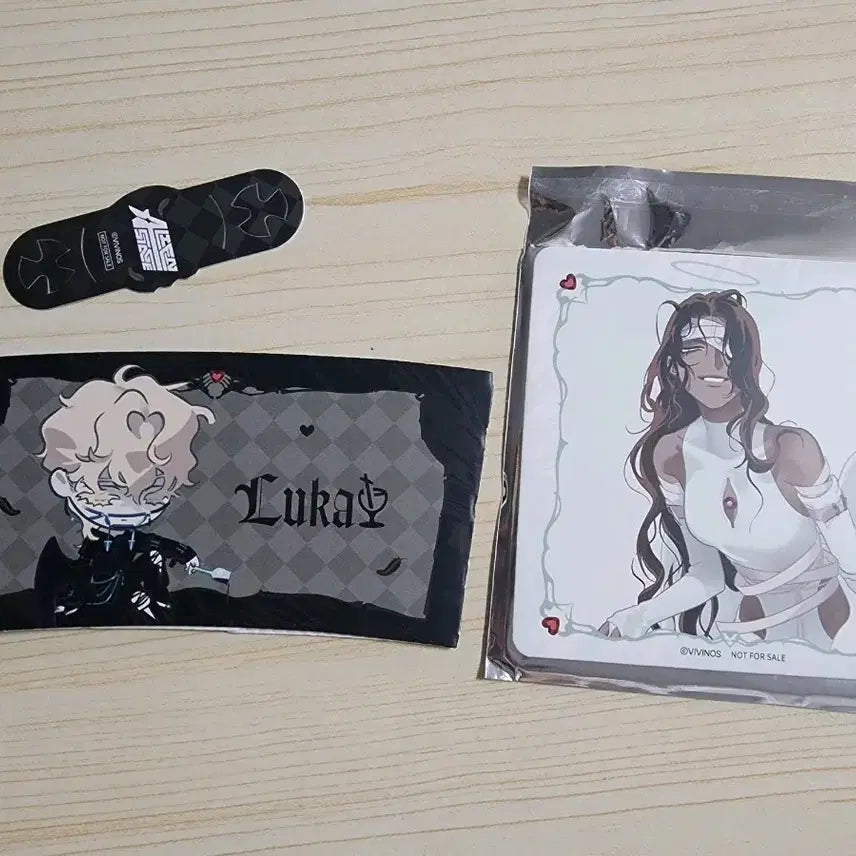 [BUNJANG] A-STAGE Popup Cafe Hyuna Coaster + Luca Cup Holder / 에이스테 팝업 카페 특전 현아코스터+루카 컵홀더