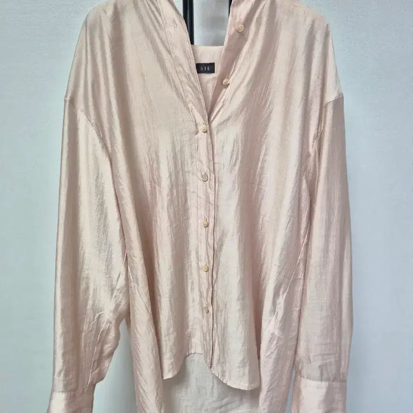 [BUNJANG] SIE Silk Glow Blouse Pink Free Size / SIE 실크 글로우 블라우스 핑크 F