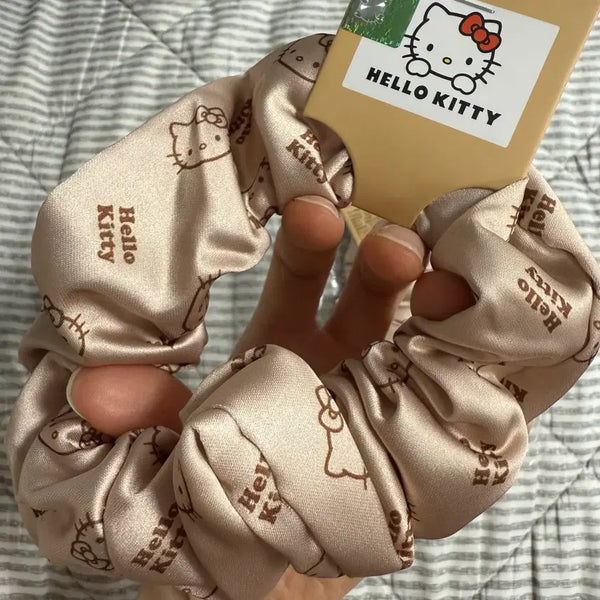 [BUNJANG] Hello Kitty Official Scrunchie Hair Tie / [새상품] 헬로키티 정품 스크런치 곱창 머리끈