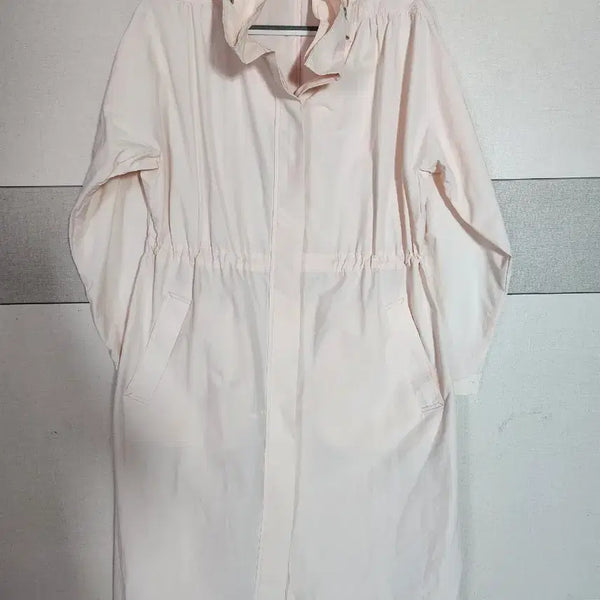 [BUNJANG] Anibabe Women's Long Safari Jacket Light Pink / 아니베에프 여성 롱 후드 사파리 자켓 66 연핑크