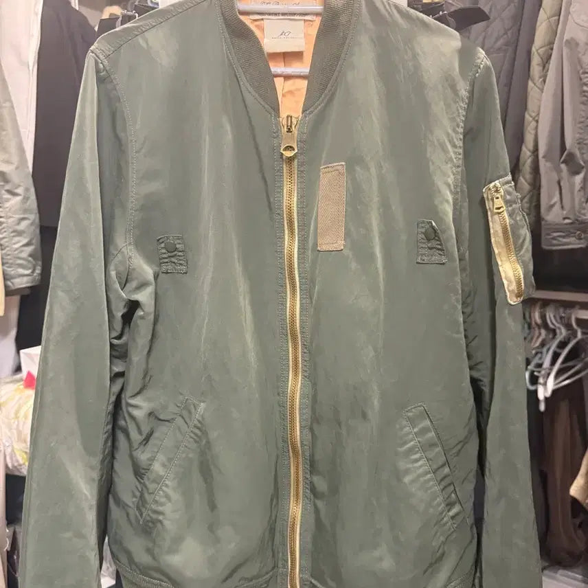 [BUNJANG] Remi Relief MA-1 Bomber Jacket Khaki XL / 래미릴리프 ma-1 xl사이즈