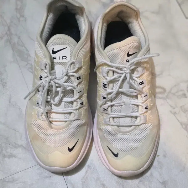 [BUNJANG] Nike Air Max White Sneakers 230 / 나이키 에어맥스 흰색 운동화 230