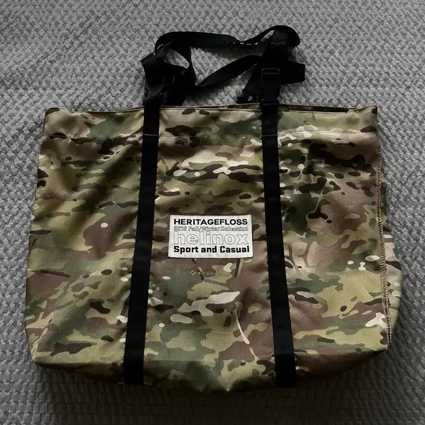 [BUNJANG] Heritagefloss x Helinox Shoulder Bag Camouflage / 헤리티지플로스 x 헬리녹스 백