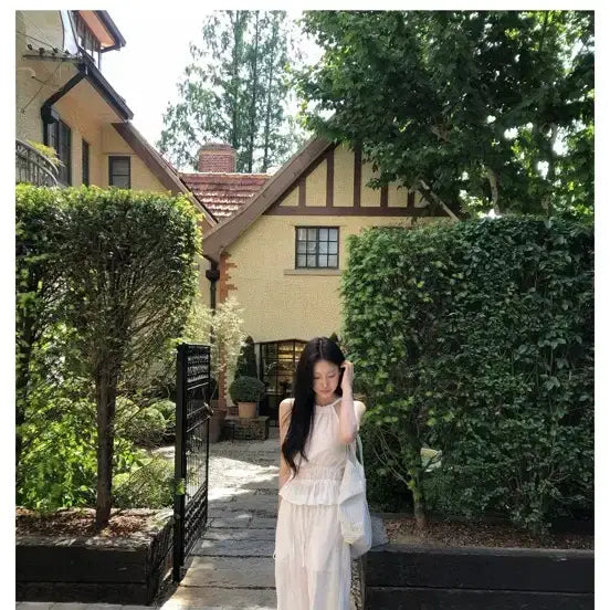 [BUNJANG] The Wish Series Palm Lace Banding Pants (Sealed) / 더위시리즈 팜레이스 밴딩팬츠(미개봉) 더티스 르플레인