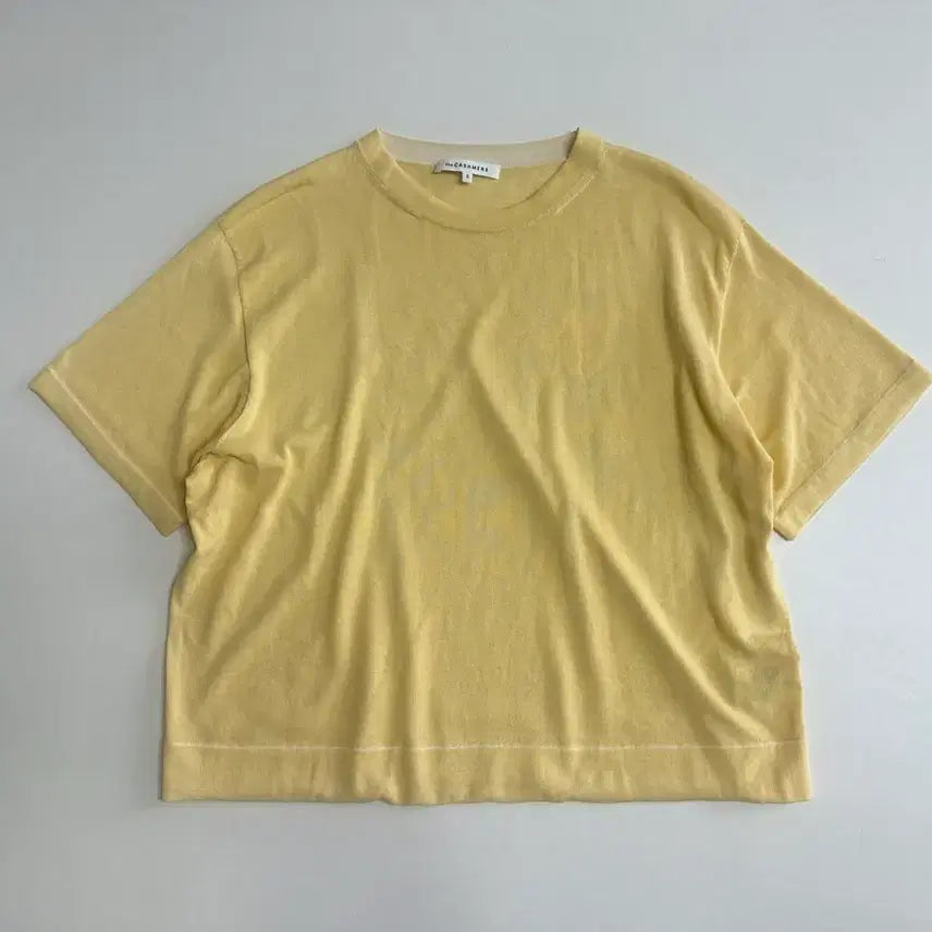 [BUNJANG] The Cashmere Silk Blend Knit Top SS22 / 더캐시미어 실크블렌드 니트탑 22ss