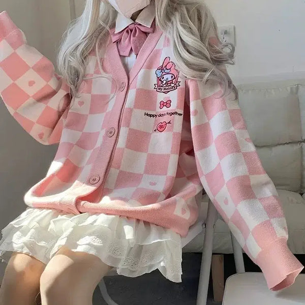 [BUNJANG] My Melody Cardigan / 마이멜로디 가디건