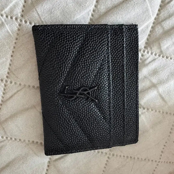 [BUNJANG] Saint Laurent Black Card Holder / 입생로랑 카드 지갑