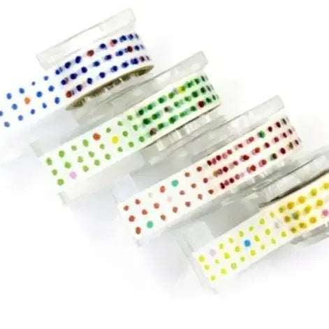 [BUNJANG] Nuseho Ugly Dot Washi Tape (4 Types Set) / 누세호 어글리도트 마테 소분 4종 세트