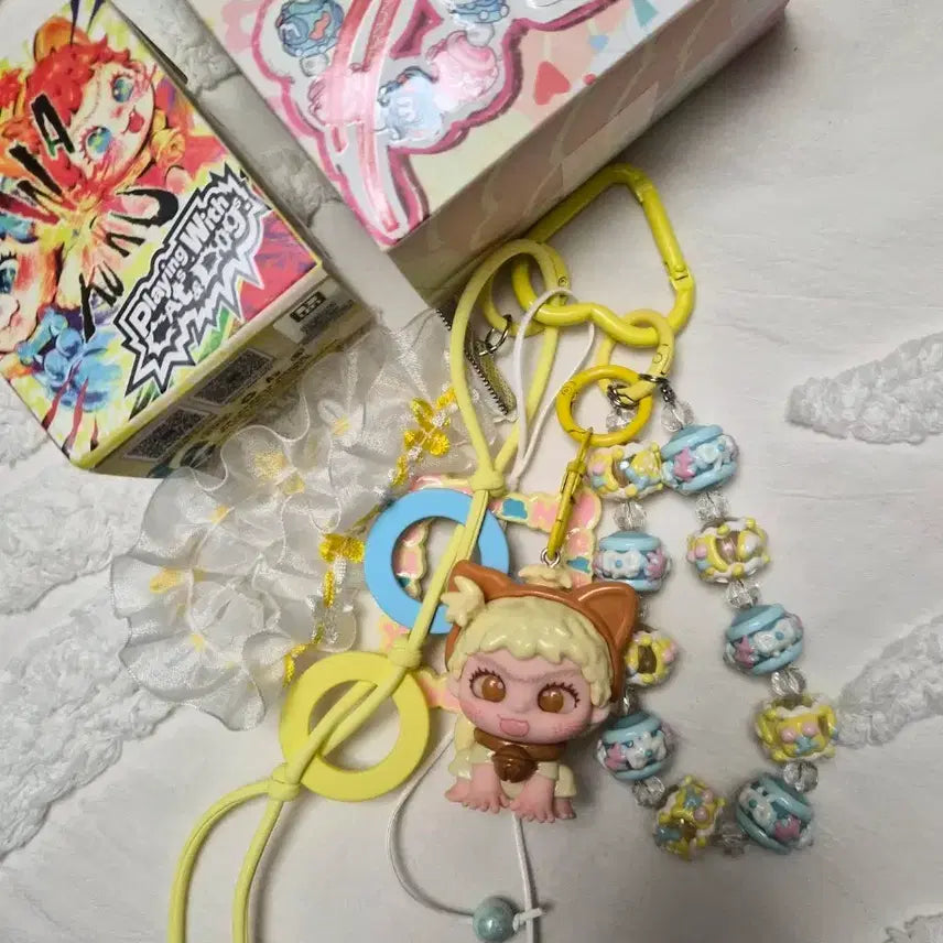[BUNJANG] Baby3 Wakuku Figure Custom Keychain / 베쓰 와쿠쿠 키링