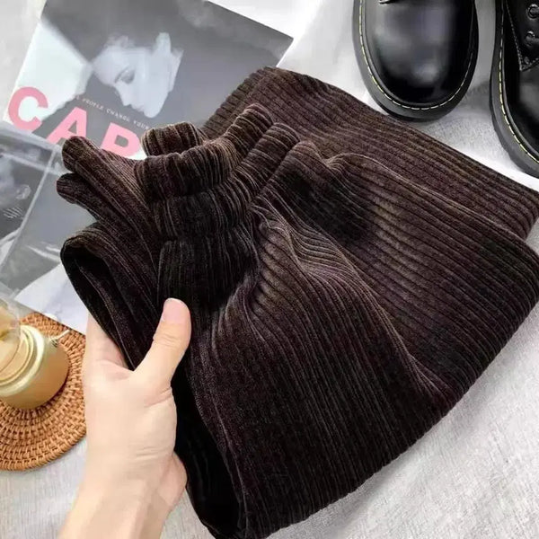 [BUNJANG] Big Size Fleece Corduroy Pants / (새상품) 빅사이즈 기모 골덴 밴디 팬츠 바지