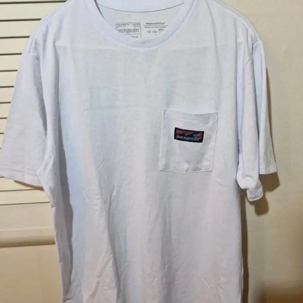 [BUNJANG] Patagonia Environmental Protection T-Shirt - White, Size Large / 파타고니아 환경보호?티셔츠 입니다 제겐 핏이라 ..