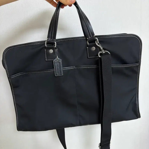 [BUNJANG] Coach Nylon Briefcase / 코치 서류가방 나일론 가벼움 브리프케이스