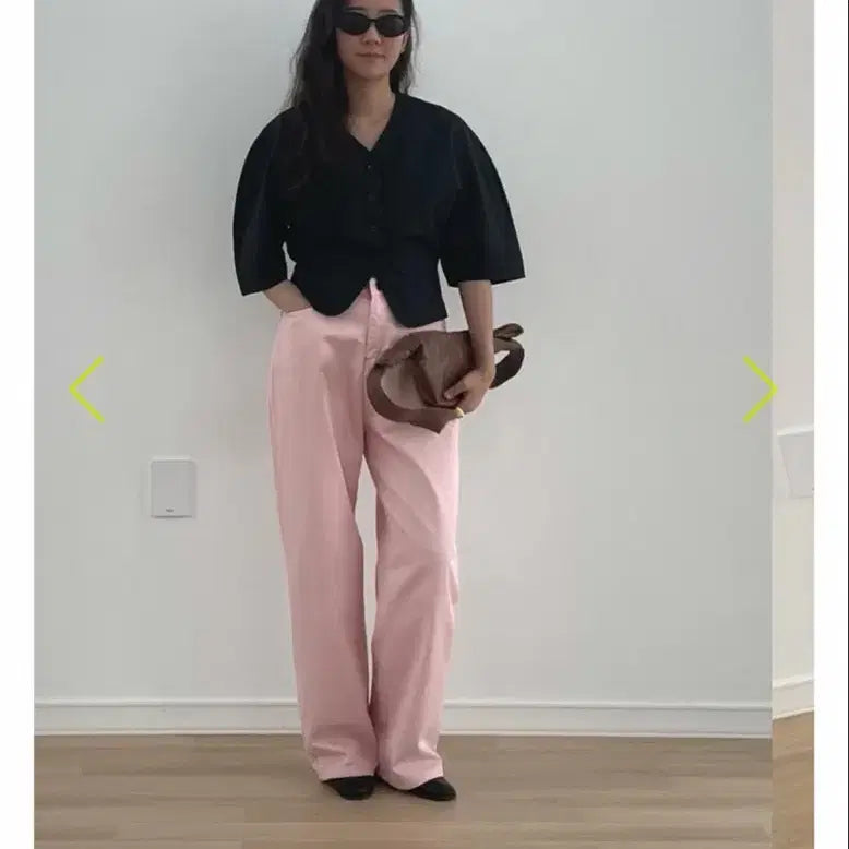[BUNJANG] Berry Pants Pink Denim / 베리 팬츠 핑크
