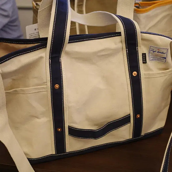 [BUNJANG] Kinch Outing Canvas Bag Navy / 킨치 나들이 캔버스백 나들이백 네이비