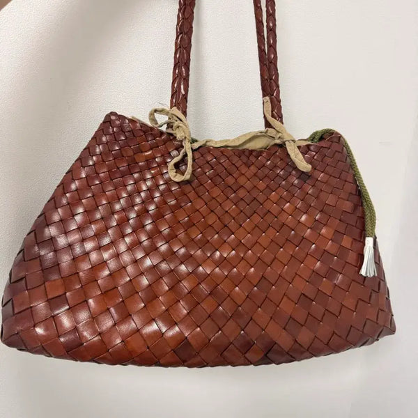 [BUNJANG] Dragon Diffusion Santa Croce Big Size Bag (Tan) with Inner Bag / (빅사이즈)드래곤디퓨전 산타크로체 빅사이즈 칼라:탄 이너백포함