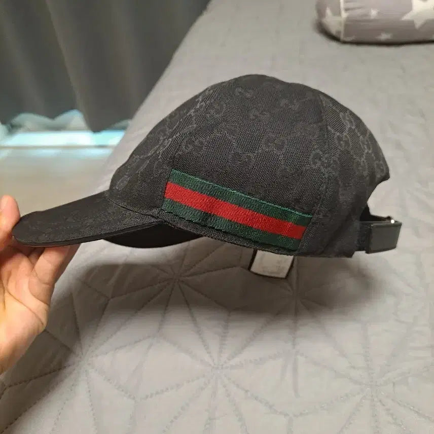 [BUNJANG] Gucci GG Canvas Web Stripe Baseball Cap XL / 구찌볼캡 XL사이즈 팝니다.