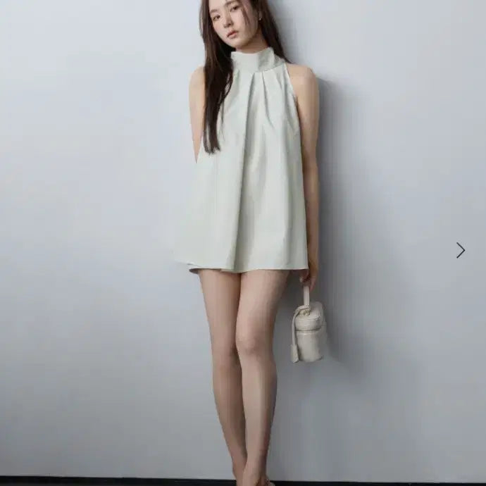 [BUNJANG] Bellin Halterneck Tie Blouse / 새상품 S 시에 벨린 홀터넥 타이 블라우스
