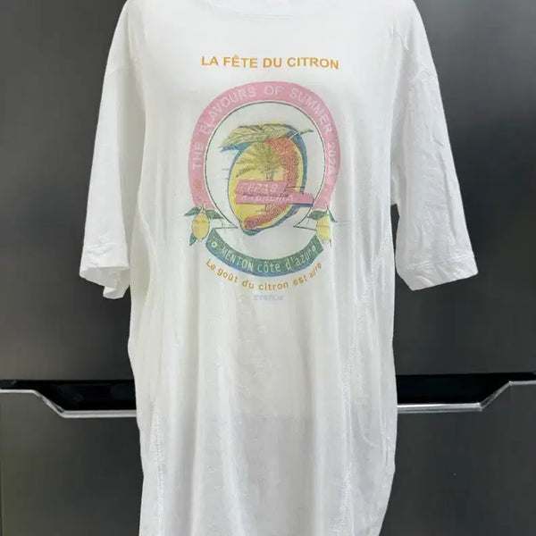 [BUNJANG] SYSTEM Lemon Graphic Short Sleeve T-Shirt / SYSTEM 시스템 반팔티 F사이즈