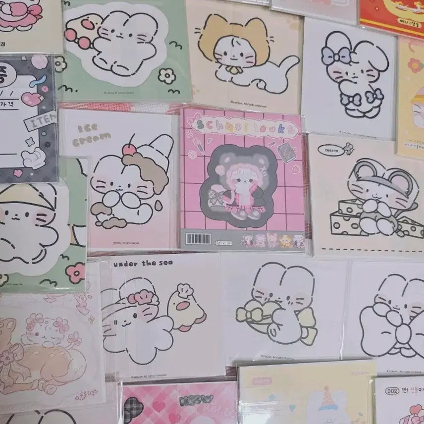 [BUNJANG] K-Pop Deco Sticker Bundle Set Sampler / 포용 나눔 맛보기