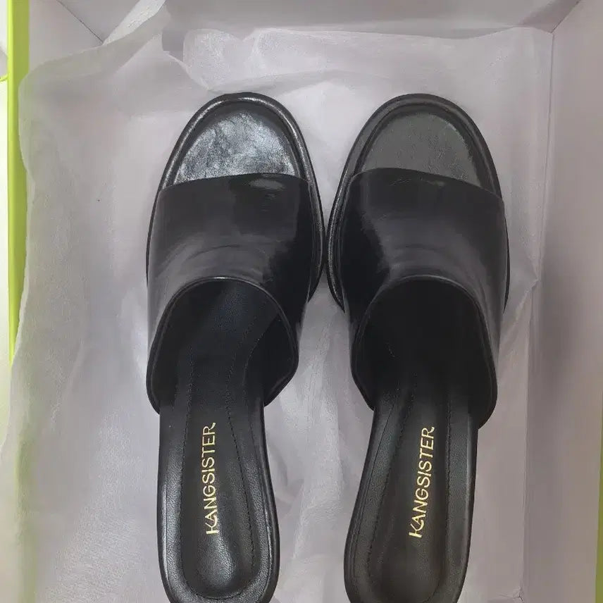 [BUNJANG] Kang Sister Sandals Black Size 250 / 새상품 강자매 샌들