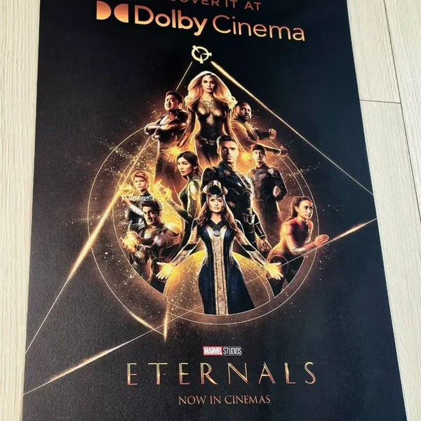 [BUNJANG] Marvel Eternals Dolby Cinema A3 Poster / [전용박스포장]영화 마블 이터널스 돌비시네마 DOLBY 포스터(A3)