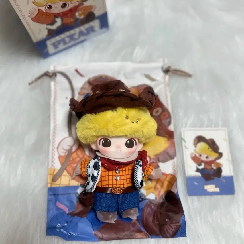 [BUNJANG] Pop Mart Dimoo World Pixar Woody Keychain / 팝마트 디무월드 픽사 우디 키링