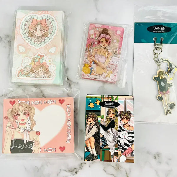 [BUNJANG] Dahye + Ribbon Forbidden Zone Stationery Discount Set / [문구류] 다혜 + 리본금지구역 문구류 메가 할인 세트