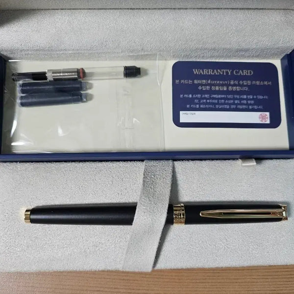 [BUNJANG] Waterman Hemisphere Matte Black Fountain Pen / 워터맨 뉴헤미스피어 매트블랙 만년필