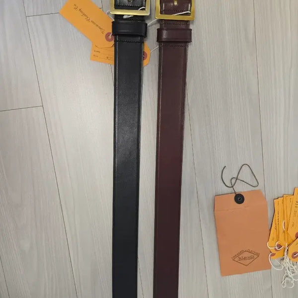 [BUNJANG] Et Lacoste Leather Belt Set / 엣라코 벨트 미사용품 3점 판매 (판매완료)