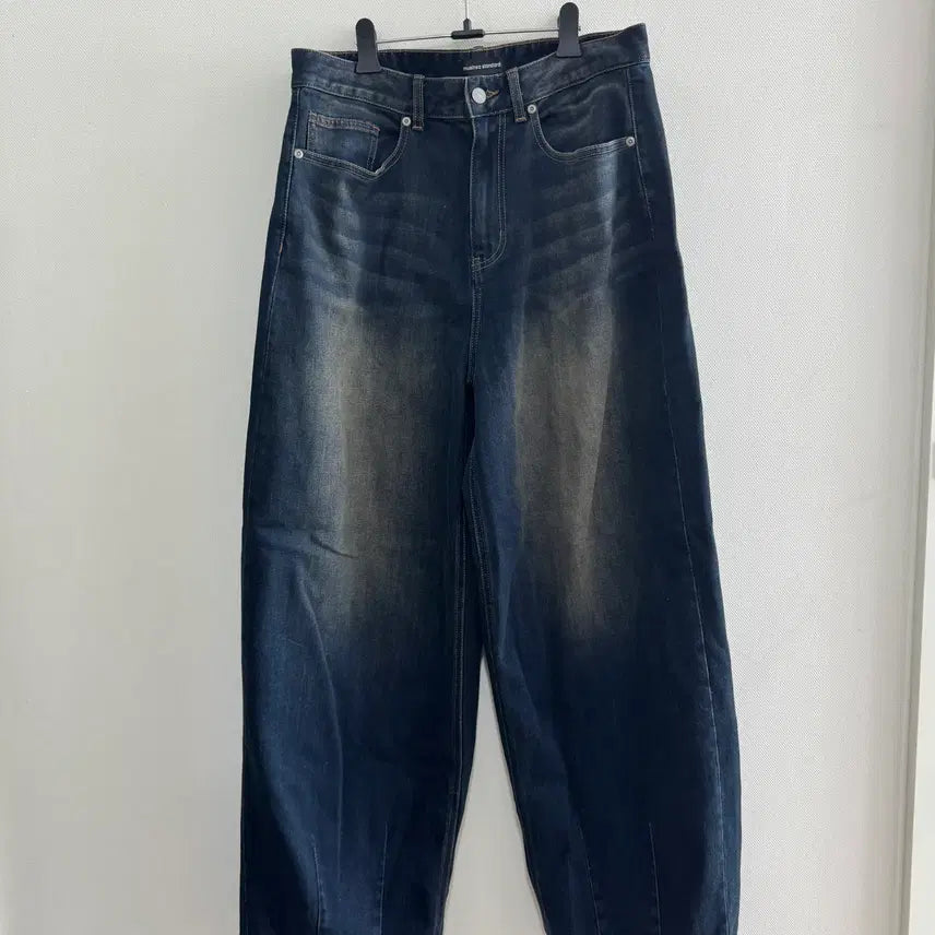 [BUNJANG] Coolstandard Balloon Denim Pants Dark Blue Size 32 / [쿨탠다드] 벌룬 데님 팬츠 [다크블루] 32사이즈