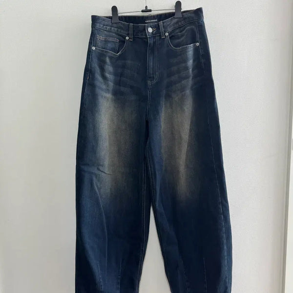 [BUNJANG] Coolstandard Balloon Denim Pants Dark Blue Size 32 / [쿨탠다드] 벌룬 데님 팬츠 [다크블루] 32사이즈