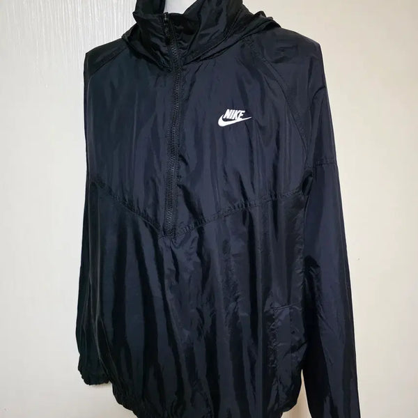 [BUNJANG] Nike NSW Woven Runner Hooded Anorak Windbreaker Jacket Black (XL) / 나이키 NSW윈더러너 후드 아노락 바람막이 블랙(XL)DQ4911-010정품