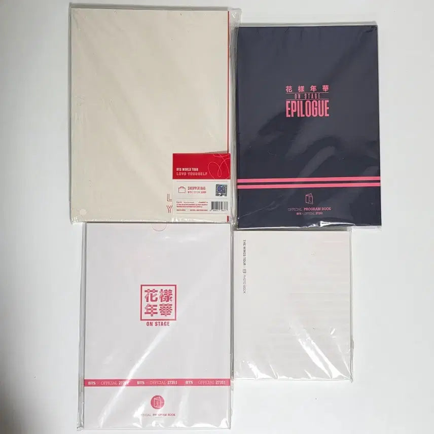 [BUNJANG] BTS Bundle Set Program Book Photo Book Love Yourself Concert, WINGS / 일괄) 방탄 프로그램북 포토북 럽셀콘 화온스 화에필 윙즈