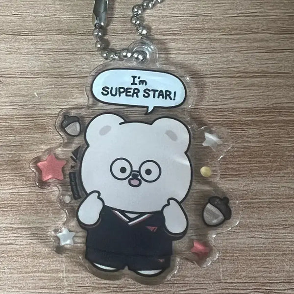 [BUNJANG] T1 Doran "I'm SUPER STAR!" Keychain / 티원 도란 키링 판매