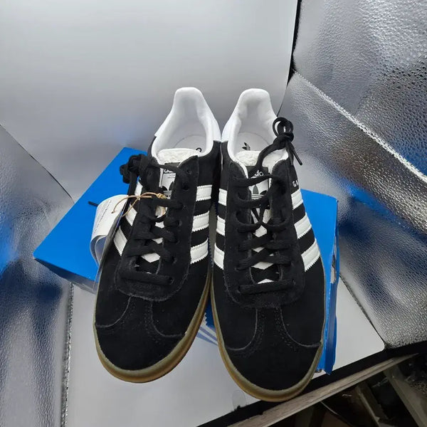 [BUNJANG] Adidas Gazelle Bold Core Black Cloud White Sneakers (IE0876) / 아디다스 가젤 볼드 코어 블랙 클라우드 화이트 (IE0876) 245mm