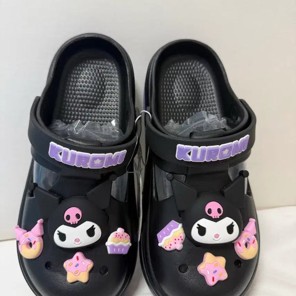 [BUNJANG] Kuromi Crocs Clogs Sandals 250mm / [새상픔] 쿠로미 크록스 클로그 샌들 250mm
