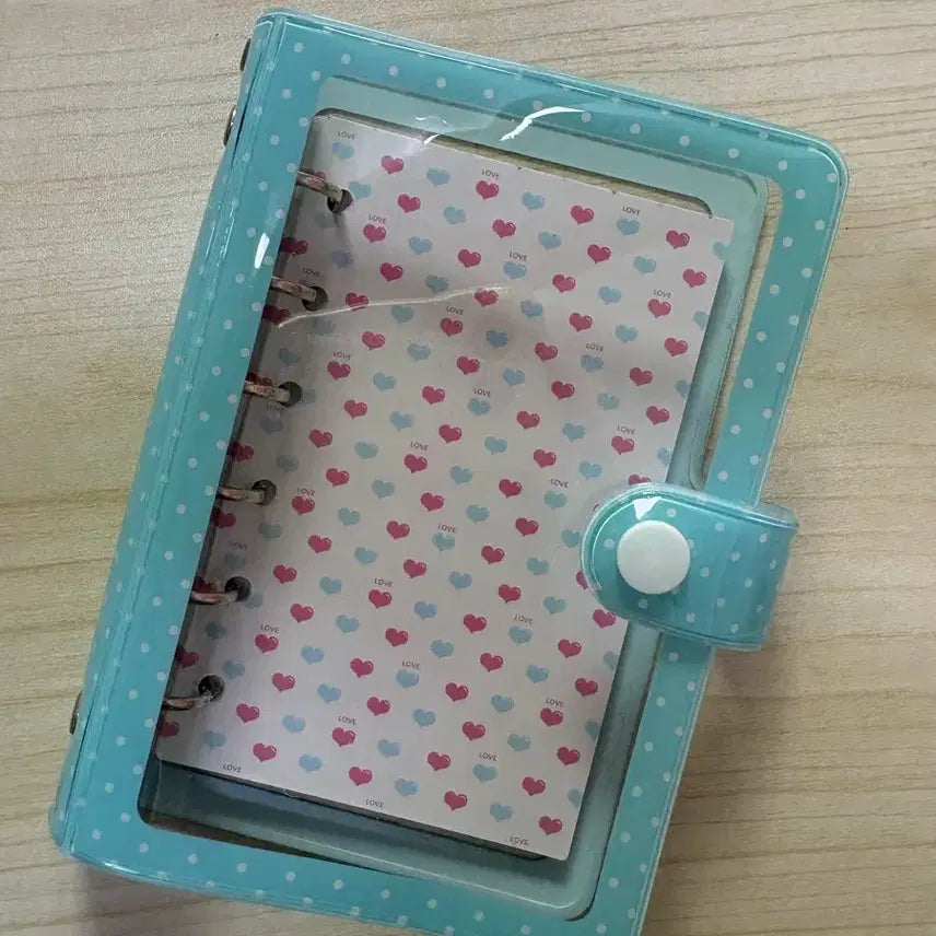 [BUNJANG] Mering Shop A7 Dot Diary Binder with Release Paper / 메링샵 A7 도트다이어리 바인더 이형지포함