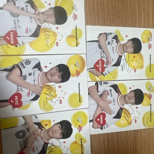 [BUNJANG] T1 CAS Card Sticker Set / 티원 카스 카드 스티커 세트